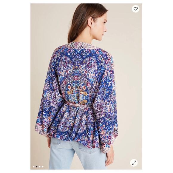 Anthropologie Kachel Jasmine Floral Kimono - Picture 3 of 7